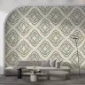 Geometric Dot Patterned Wall Mural 3