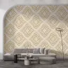 Geometric Dot Wallpaper in Sand 2