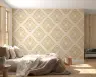 Geometric Dot Wallpaper in Sand 1