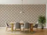 Art Deco Floral Beige Wallpaper 5
