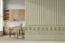 Floral Stripe Border Wallpaper 2