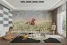 Spring Meadow Horse Wall Mural 5