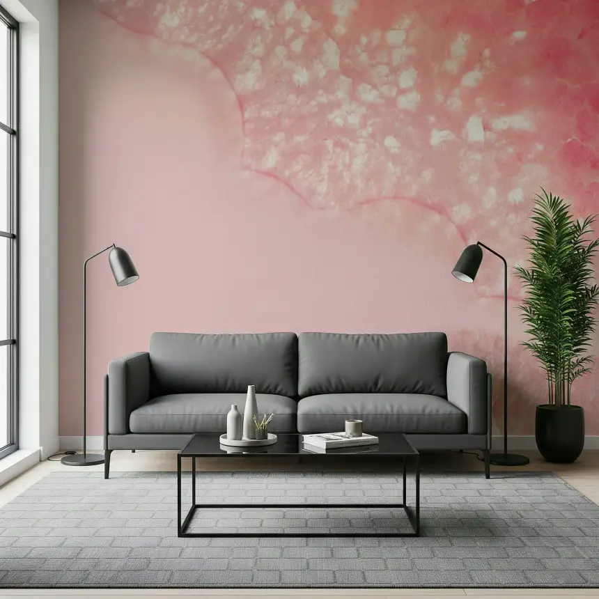 Blossom Petal Serenity Crystals Wall Mural