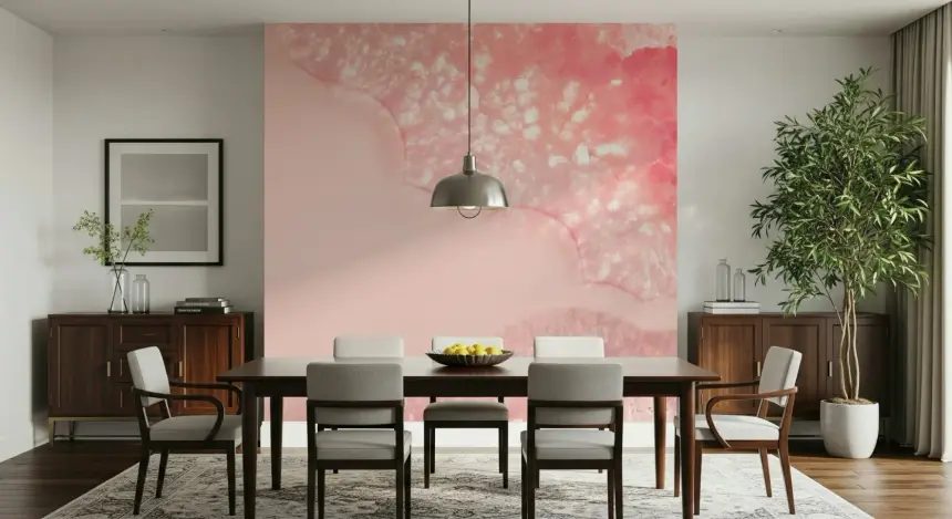 Blossom Petal Serenity Crystals Wall Mural