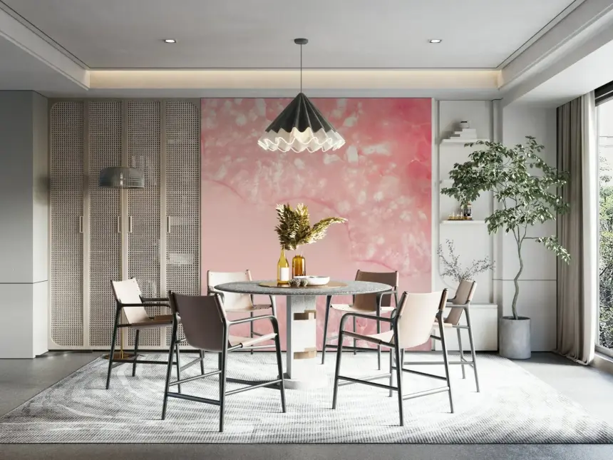 Blossom Petal Serenity Crystals Wall Mural