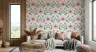 Pink Floral Symmetry Wallpaper 2
