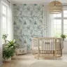 Blue Floral Chinoiserie Wallpaper 2
