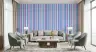 Blue and Purple Vertical Stripe Wallpaper 2