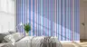 Blue and Purple Vertical Stripe Wallpaper 3