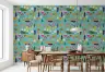 Playful Vegetable Pattern Wallpaper 3