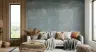 Muted Blue Grey Concrete Finish Wall Mural 4