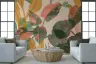 Tropical Leaf Print Wallpaper 1