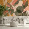 Tropical Leaf Print Wallpaper 4