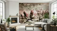 Magnolia Blossom Wall Mural