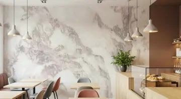 Blush Marble Effect Wallpaper