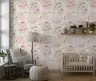 Blush Pink Floral Garden Wallpaper 2