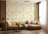 Watercolor Cottage Garden Floral Wallpaper 3