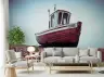 Fishing Boat Julie Coastal Wall Mural 3
