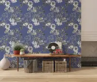 Vintage Floral Botanical Wallpaper