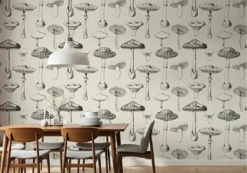 Mushroom Sketch Wallpaper