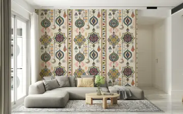 Boho Tribal Medallion Wallpaper