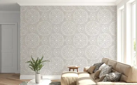 Geometric Mandala Pattern Wallpaper