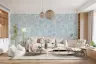 Seashell and Coral Blue Wallpaper 4
