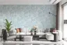 Seashell and Coral Blue Wallpaper 5
