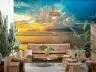 Dramatic Sunset Beach Wall Mural 2