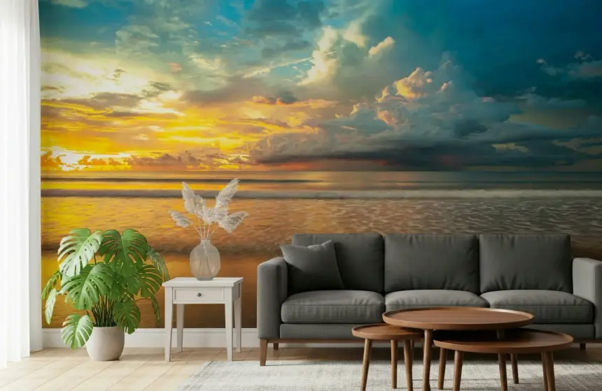 Borneo Beach Wall Mural