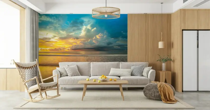 Borneo Beach Wall Mural