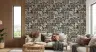 Botanical Block Print Wallpaper 1