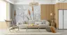 Botanical Wall Mural with Dried Flowers 2