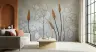 Botanical Wall Mural with Dried Flowers 4