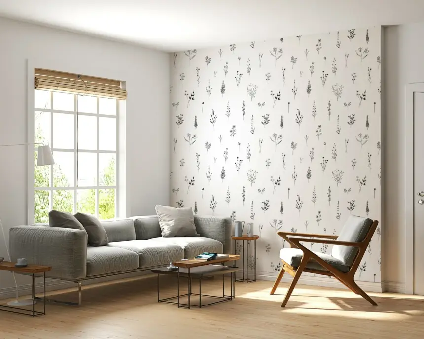 Botanical Sketch Wallpaper -3005897