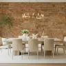 Natural Stacked Stone Brick Wall Mural 1