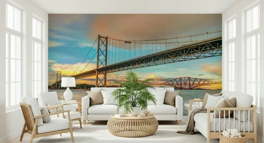 Bridging the Sky Wall Mural