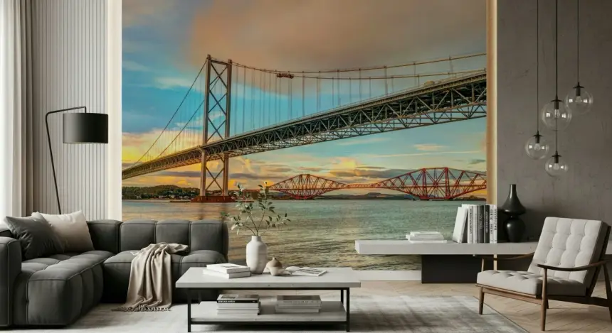 Bridging the Sky Wall Mural