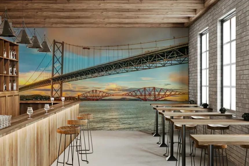 Bridging the Sky Wall Mural