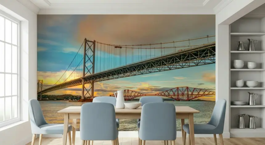 Bridging the Sky Wall Mural