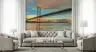 Dramatic Twin Bridges Sunset Wall Mural 5