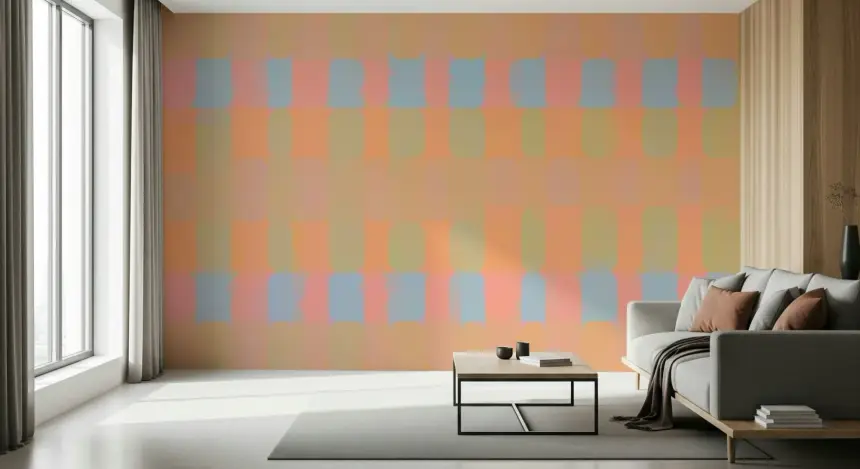 Bright Day Geometry Wall Mural
