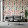 Vibrant Watercolour Birds Pattern Wallpaper 2