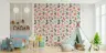 Vibrant Watercolour Birds Pattern Wallpaper 1
