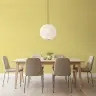 Modern Butter Yellow Linen Texture Wallpaper 1