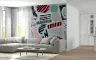 Modern Abstract Collage Wall Mural 5