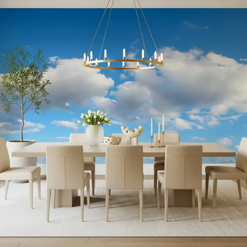 Canvas of Calm Skies Wall Mural