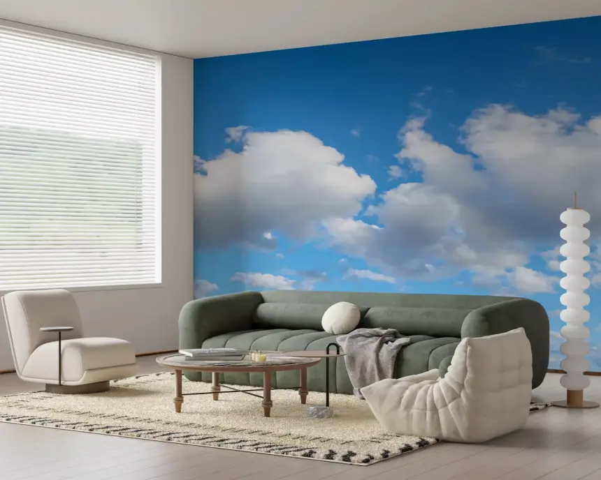 Canvas of Calm Skies Wall Mural