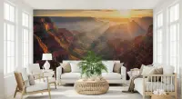 Majestic Canyon Sunrise Wall Mural