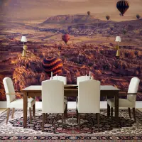 Cappadocia Hot Air Balloon Valley Wall Mural